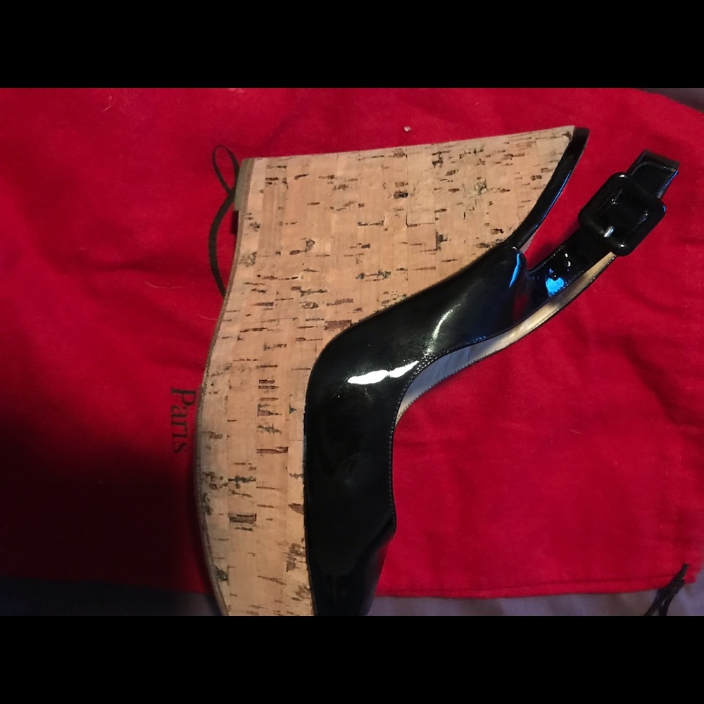 Christian Louboutin (Wedge open toe)